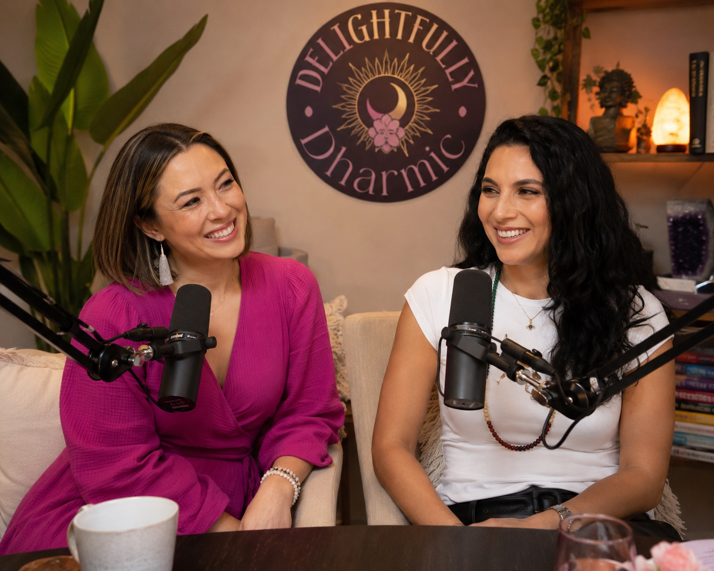 Delightfully Dharmic podcast hosts